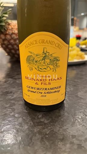 Elzas Alsace Grand Cru Grand Cru Domaine Bernard Haas & Fils Gewurztraminer Grand Cru Schlossberg 2018