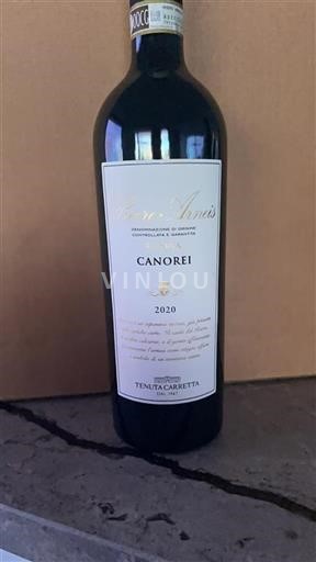Piemont Nespecifikováno Tenuta Carretta Canorei 2020