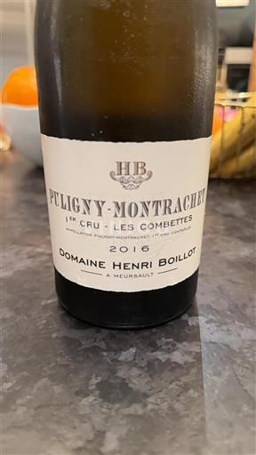 Burgundsko Puligny-Montrachet Premier Cru Domaine Henri Boillot Les Combettes 2016