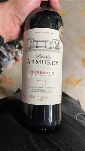 Bordeaux Château Armurey 2016