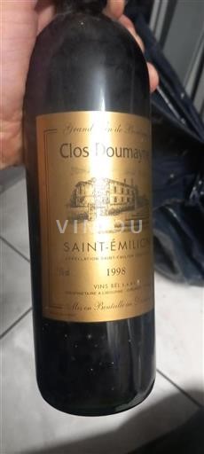 Bordeaux Saint-Émilion Clos Doumayne 1998