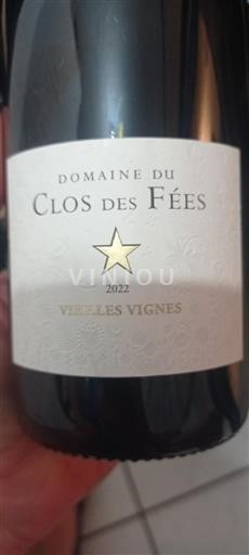 Roussillon Côtes du Roussillon Villages Clos des Fées Vieilles Vignes 2022