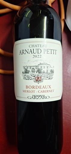 Bordeaux Château Arnaud Petit 2022