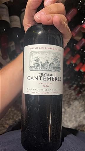 Bordeaux Haut-Médoc Grand Cru Cantemerle 2020