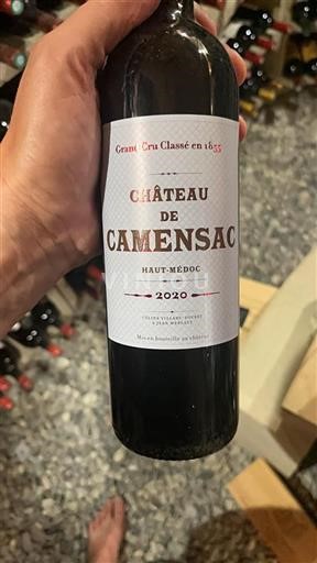 Bordeaux Haut-Médoc Grand Cru Camensac 2020