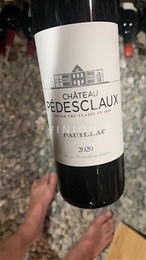 Bordeaux Pauillac Grand Cru Pedesclaux 2020