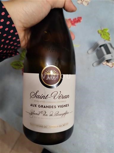 Bourgondië Saint-Véran Vignerons des Terres Secrètes Aux Grandes Vignes 2023