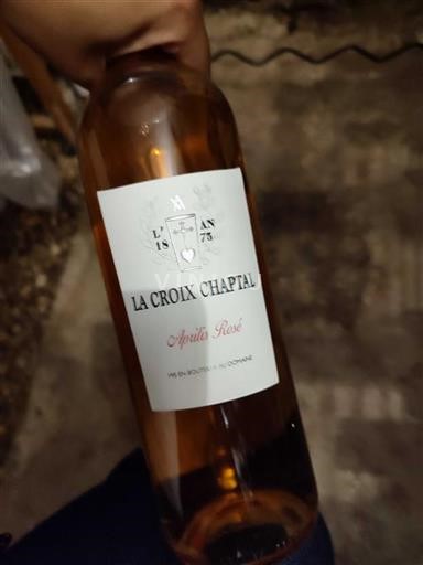 Vin Rosé sec Apilus Rosé La Croix Chaptal Non millésimé France Languedoc AOC