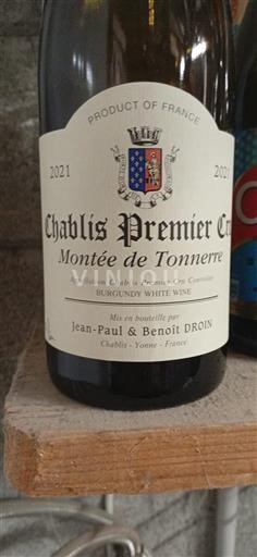 Bourgogne Chablis Premier Cru Jean-Paul & Benoît Droin Montée de Tonnerre 2021