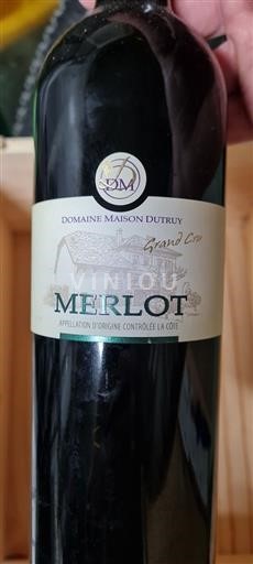 Vaud La Côte AOC Domaine Maison Dutruy 2017