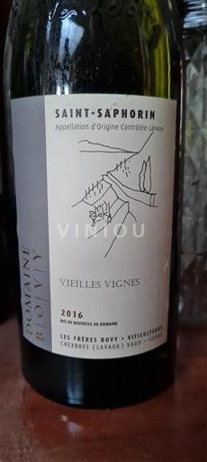 Vaud Domaine Bovy Vieilles Vignes 2016