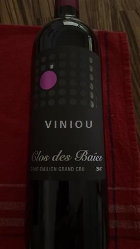 Bordeaux Saint-Émilion Grand Cru Grand Cru Clos des Baies 2017