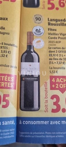 Languedoc Fitou Cascatel Prestige 2023