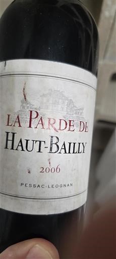 Bordeaux Pessac-Léognan Haut Bailly La Parde de Haut-Bailly 2006