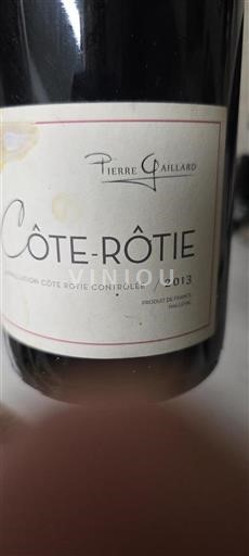 Vallée du Rhône Côte-rôtie Pierre Gaillard 2013