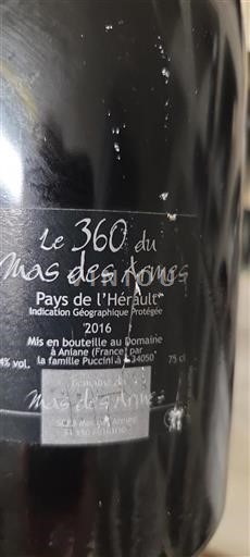 Languedoc Mas des Armes Le 360 2016