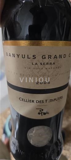 Roussillon Banyuls Grand Cru Cellier des Templiers La Serra 2005