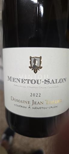 Loire Valley Menetou-Salon Jean Teiller 2022