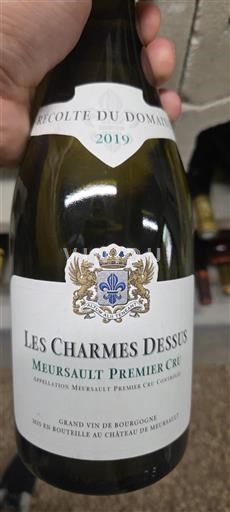 Bourgondië Meursault Premier Cru Château Meursault Les Charmes Dessus 2019