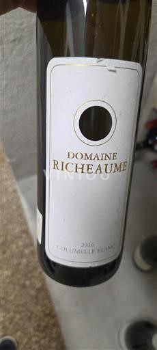 Provence Domaine Richeaume Columelle Blanc 2016