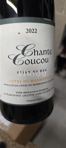 Zuidwest-Frankrijk Côtes du Marmandais Elian Da Ros Chante Coucou 2022