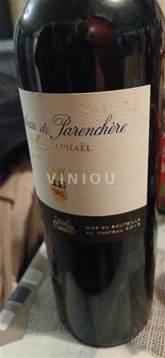 Bordeaux Bordeaux Supérieur Château Parenchère Raphaël 2015