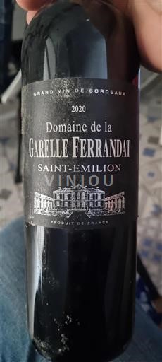 Bordeaux Saint-Émilion Domaine La Garelle Ferrandat 2020