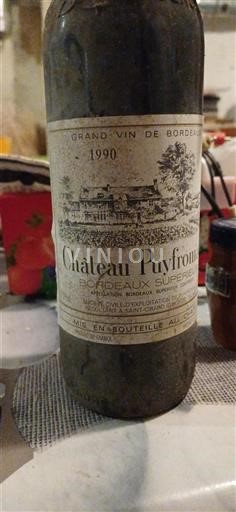 Bordéus Bordeaux Superior Château Puyfromage 1990