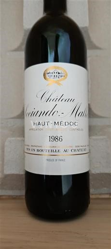 Bordéus Haut-Médoc Sociando mallet 1986