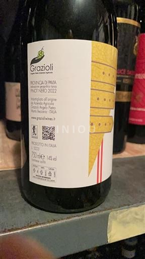 Lombardia Oltrepò Pavese Grazioli Pinot nero 2022