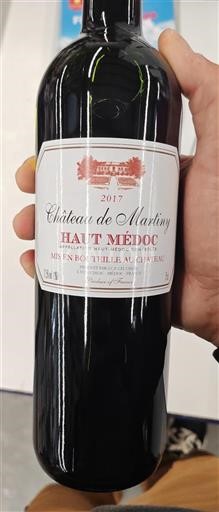 Bordeaux Haut-Médoc Château Martiny 2017