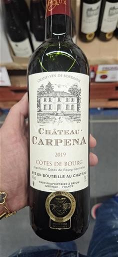 Bordeaux Côtes-de-bourg Château Carpena 2019