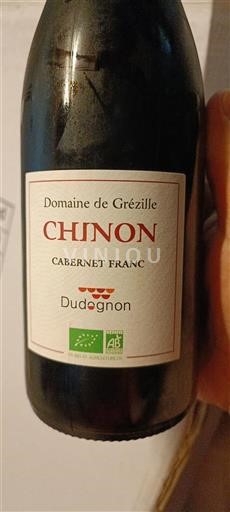 Vallée de la Loire Chinon Domaine Grézille Dudognon 2023