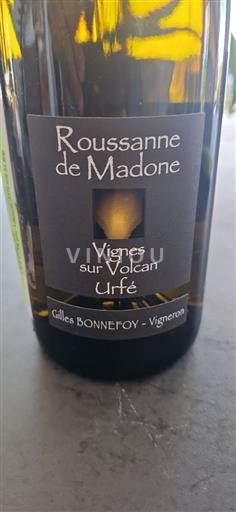 Valle della Loira Côtes-du-forez Gilles Bonnefoy Roussanne de Madone 2024