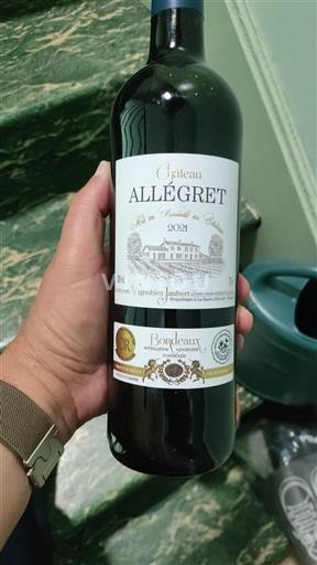 Bordeaux Château Allégret 2021