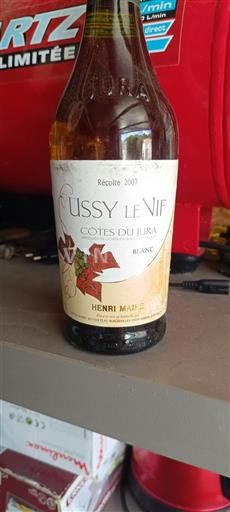 Jura Côtes du Jura Henri Maire Cussy le Vif 2007