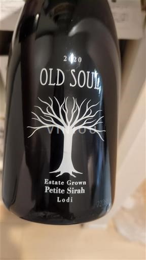 AVA californiane Lodi Old Soul Estate Grown Petite Sirah 2020