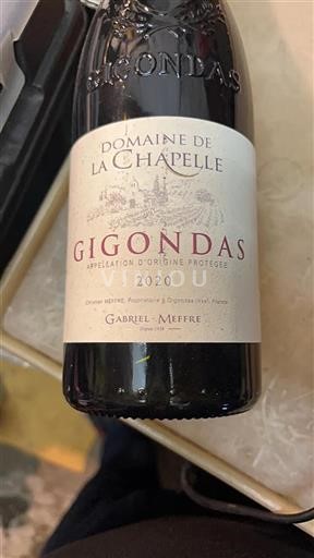 Valle del Rodano Gigondas La chapelle 2020