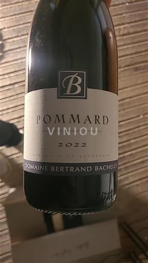 Burgundy Pommard Domaine Bertrand Bachelet 2022