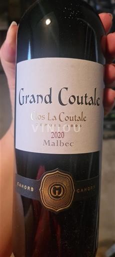Jihozápad Cahors Clos La Coutale Grand Coutale 2020