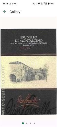 Toscana Brunello di Montalcino Piancornello riserva 2015