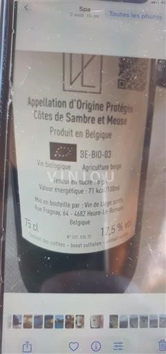 Wallonien Côtes de Sambre et Meuse Vin de Liège Ohne Jahrgang