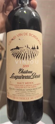 Bordeaux Haut-Médoc Château Lesquireau Desse 2019