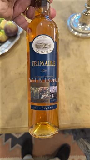 Sud-Ouest Pacherenc-du-vic-bilh Bouscassé Frimaire 2010