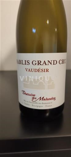 Bourgogne Chablis Grand Cru Domaine Des Malandes Vaudesir Non Millésimé