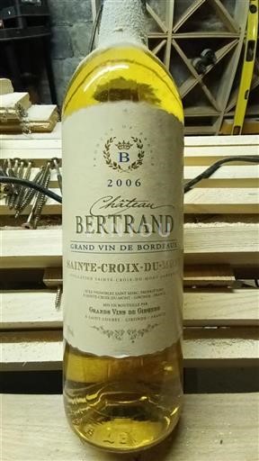 Bordeaux Sainte-Croix-Du-Mont Château Bertrand 2006