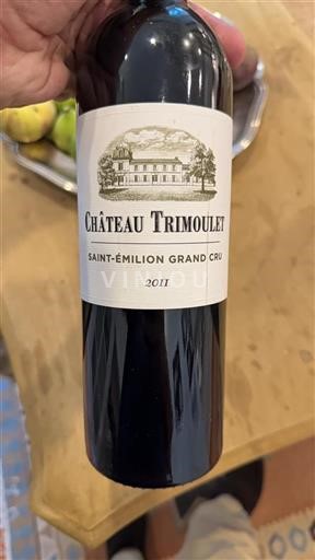 Bordeaux Saint-Émilion Grand Cru Château Trimoulet 2011