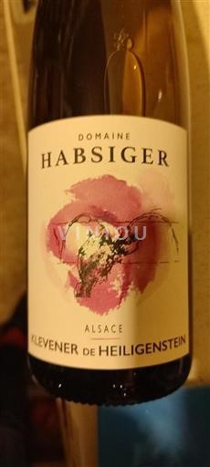 Alsace Klevener-de-Heiligenstein Domaine Habsiger 2022