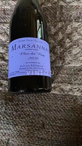 Bourgogne Marsannay Sylvain Pataille Clos du Roy 2020