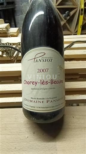 Burgundsko Chorey-lès-Beaune Domaine Pansiot 2007